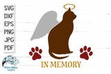 In Memory Cat SVG Wispy Willow Designs Company