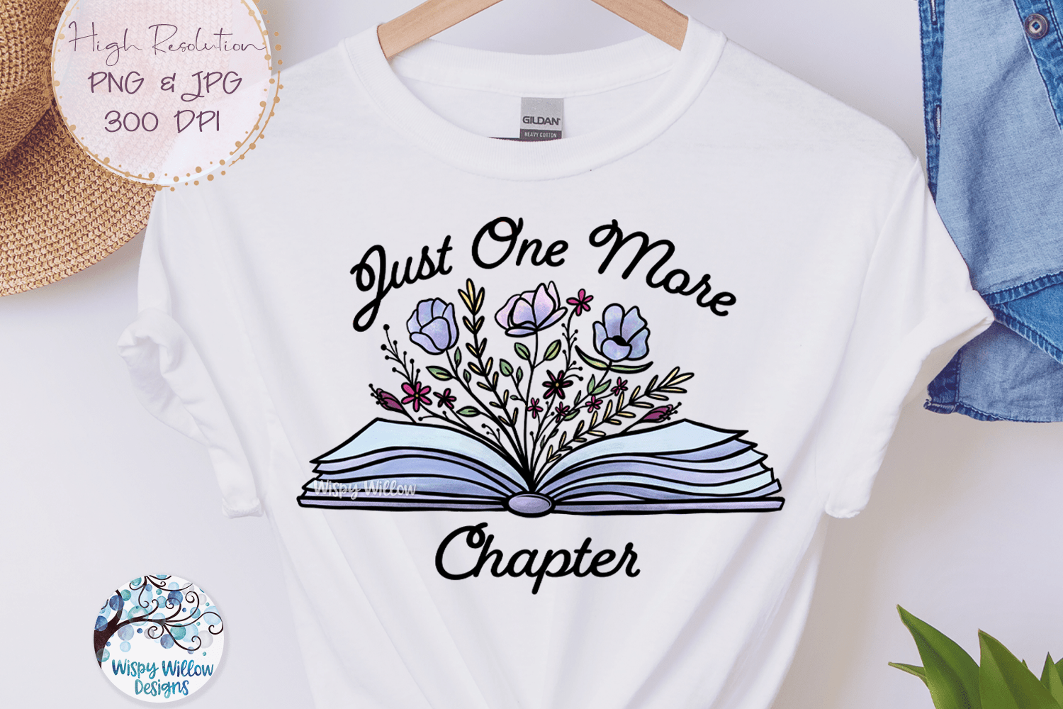 Just One More Chapter Png Wispy Willow Designs Company