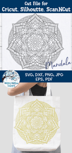 Large Intricate Mandala SVG Wispy Willow Designs Company