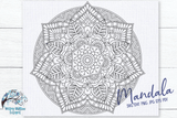 Large Intricate Mandala SVG Wispy Willow Designs Company