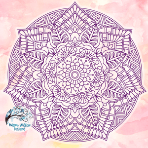 Large Intricate Mandala SVG Wispy Willow Designs Company