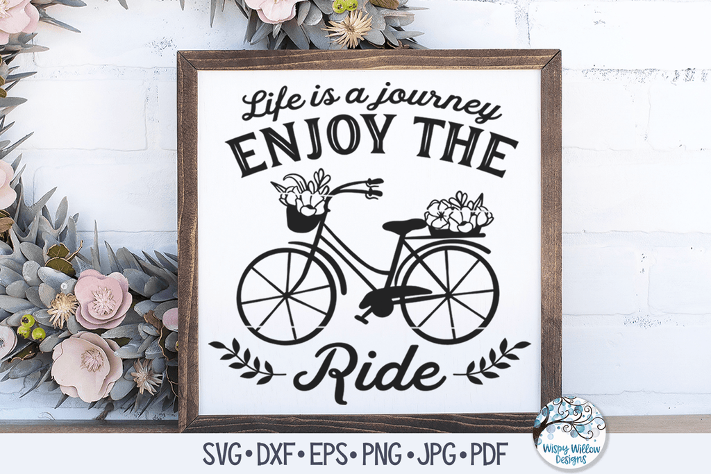 Life's A Journey - Enjoy The Ride | Canvas Print