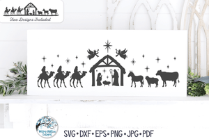 Nativity Christmas SVG Bundle - 30 Religious Holiday Designs Wispy Willow Designs Company