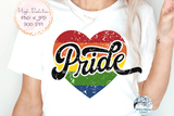 Pride Heart SVG Wispy Willow Designs Company