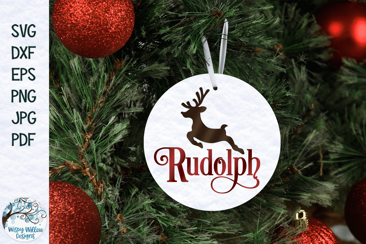 Reindeer Names SVG Bundle Wispy Willow Designs Company