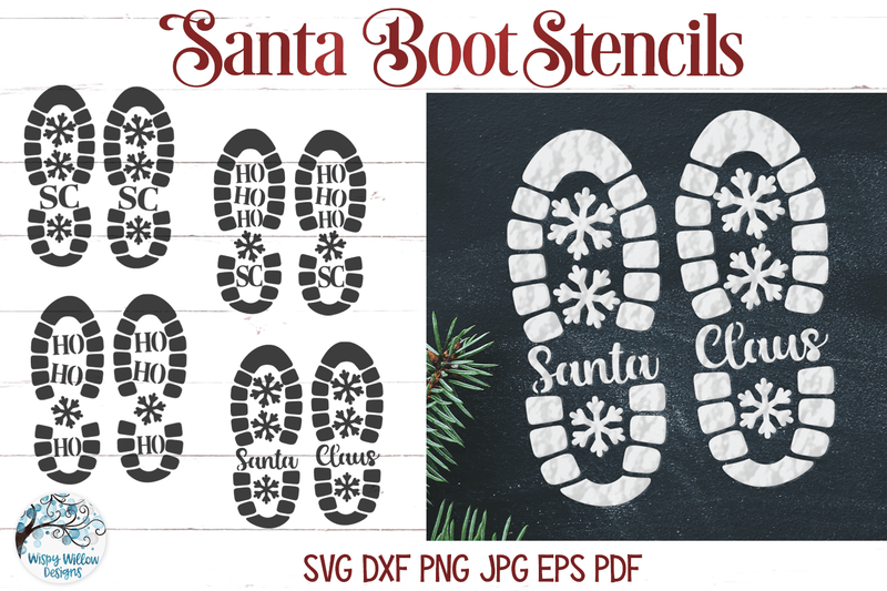 https://www.wispywillowdesignsco.com/cdn/shop/products/santa-boot-print-stencil-svg-bundle-christmas-svg-wispy-willow-designs-company-16093349380201_800x.png?v=1650391926