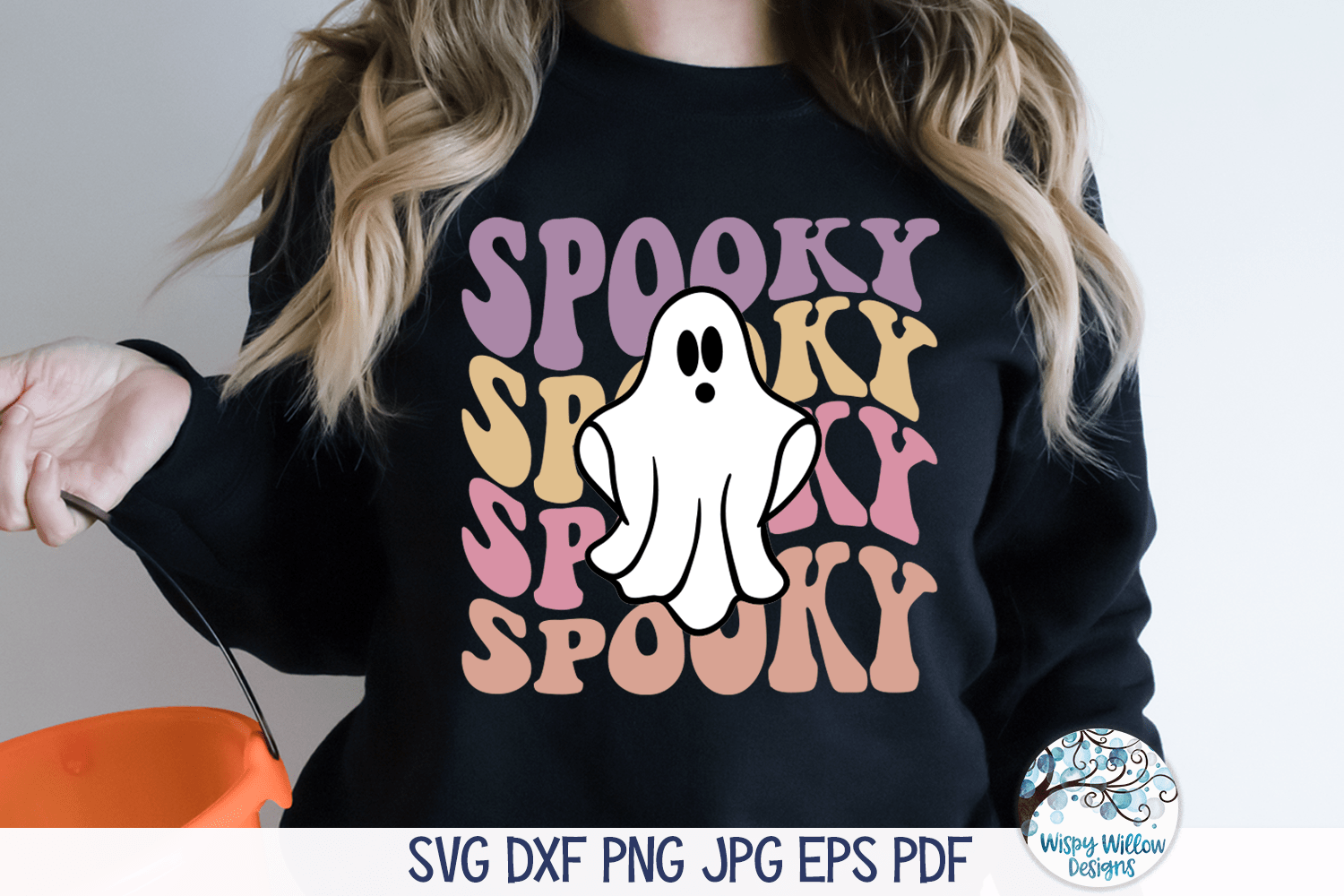 Spooky Ghost SVG | Halloween Wispy Willow Designs Company