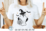 Trick or Treat Ghost SVG | Cute Halloween Design Wispy Willow Designs Company