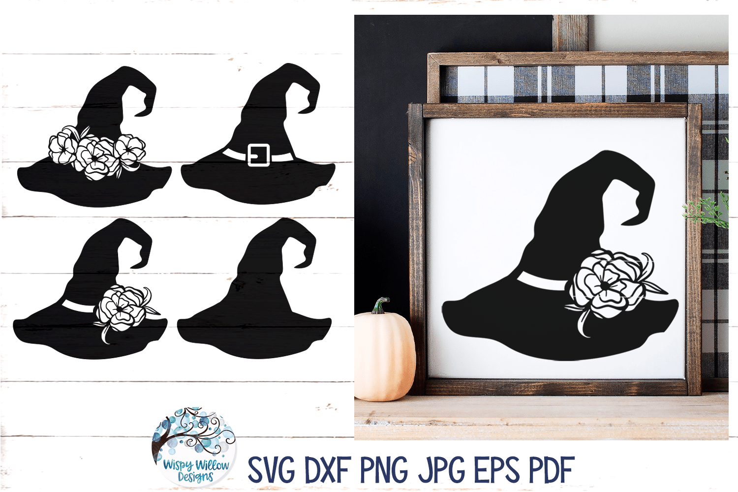 Witch Hat SVG Bundle Wispy Willow Designs Company